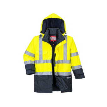 CASACA IGNIFUGO DE ALTA VISIBILIDAD MULTIPROTECCIÓN BIZFLAME RAIN S779 | JR Implementos