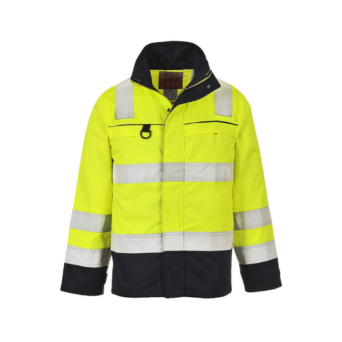 CHAQUETA IGNÍFUGO DE ALTA VISIBILIDAD MULTI NORMA FR61 | JR Implementos