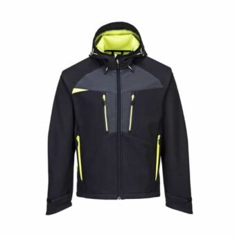 CASACA DE TELA SOFTSHELL DX4 DE ALTA VISIBILIDAD (3 CAPAS)
