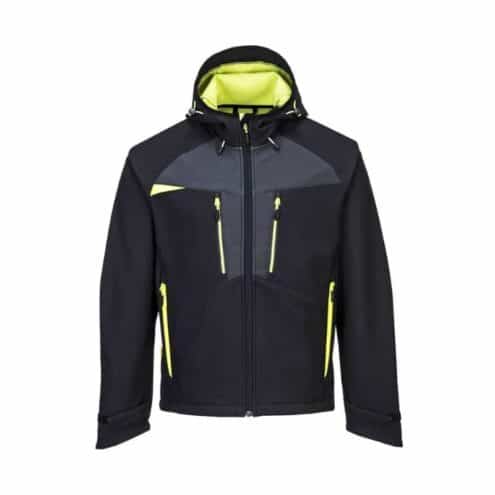 CASACA DE TELA SOFTSHELL DX4 DE ALTA VISIBILIDAD (3 CAPAS)