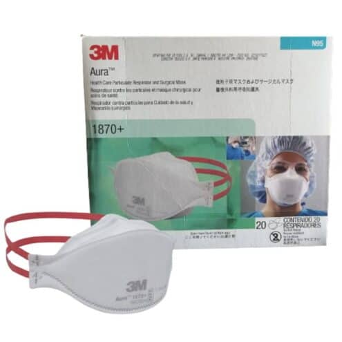 RESPIRADOR CONTRA PARTICULAS N95 1870 PARA USO HOSPITALARIO (PACK X 20UND) - Imagen 4