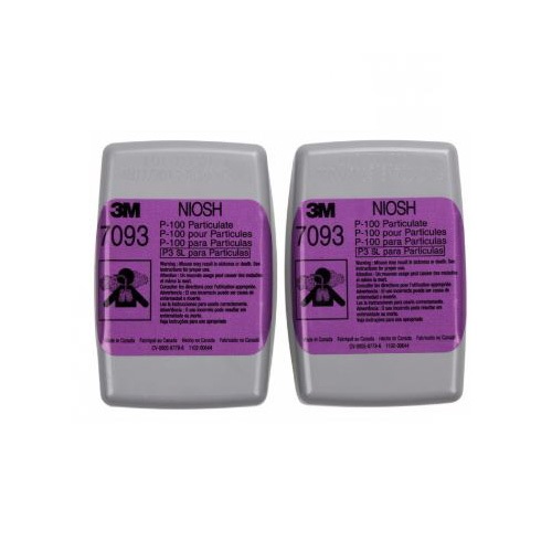 FILTRO 3M PARA PARTÍCULAS 7093 NIOSH P100 (1 PAR)