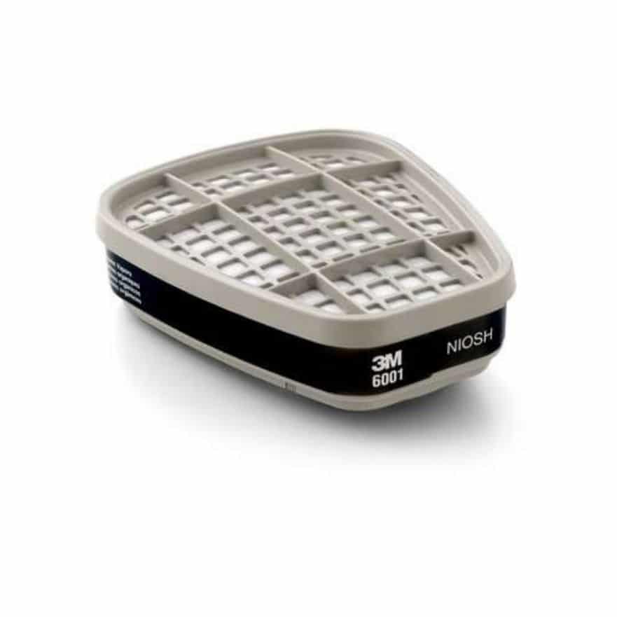 CARTUCHO 3M 6001 PARA VAPOR ORGÁNICO