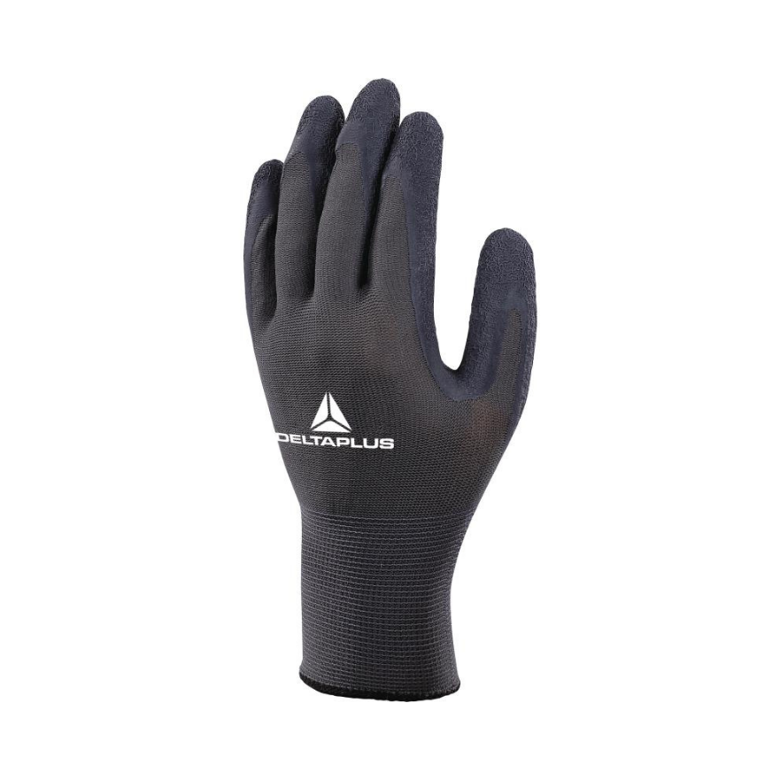 GUANTE DE POLIESTER PALMA DE LATEX – VE630