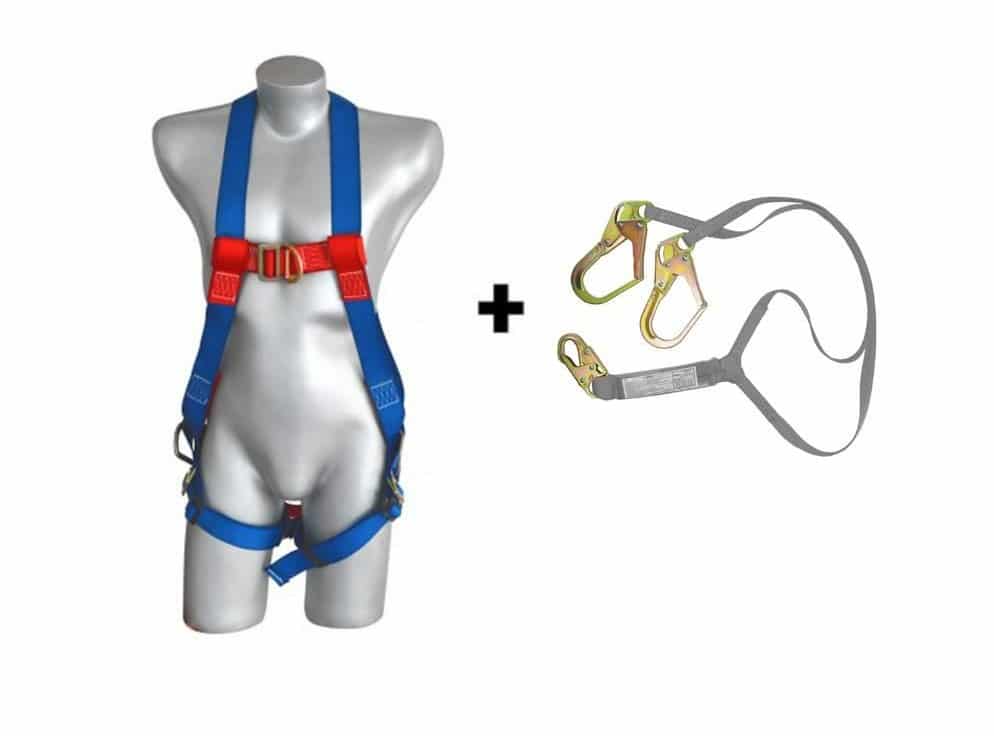 KIT ÁRNES 3M 4 ARGOLLAS EN H + ESLINGA DOBLE 3M