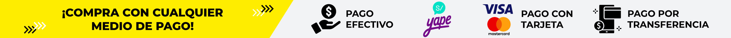 Compra con cualquier medio de pago