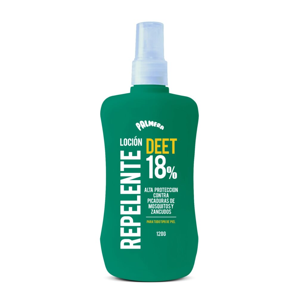 Repelente para Mosquitos DEET 18% Frasco 120ml Palmera