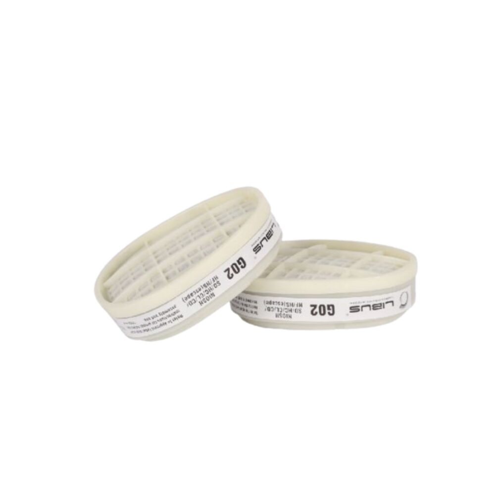 KIT CARTUCHOS G02 GASES ÁCIDOS PARA RESPIRADOR L-9000 LIBUS | SAVI SAFETY