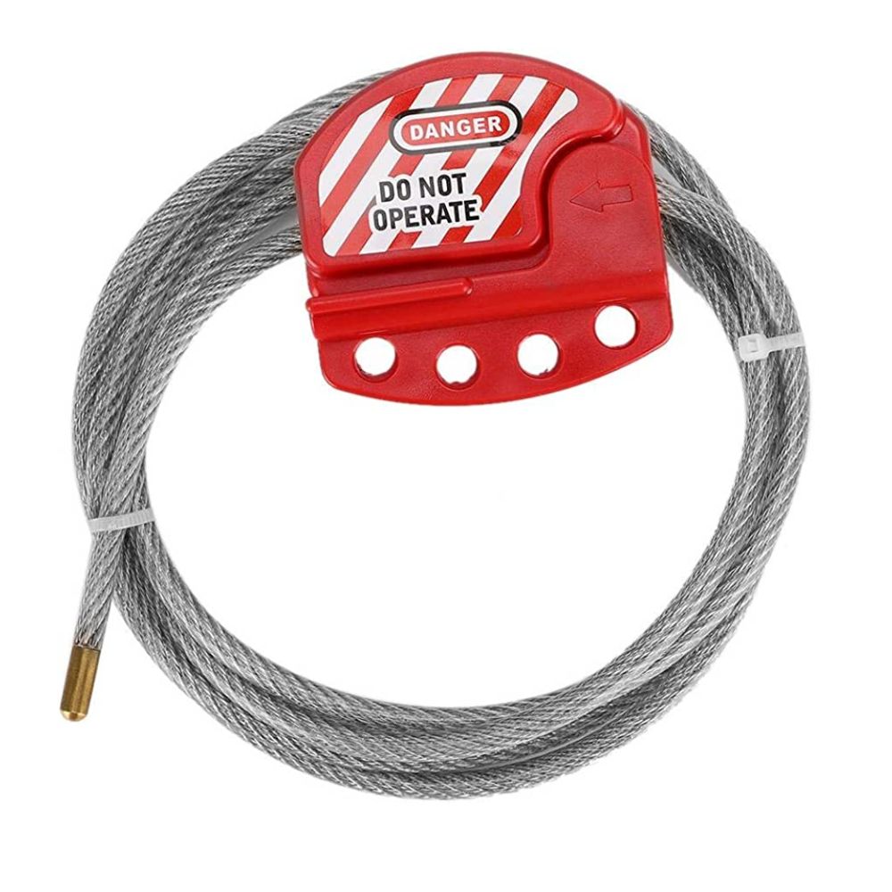 BLOQUEO DE CABLE AJUSTABLE - CABLE: 4MMX1.8M | SAVI SAFETY