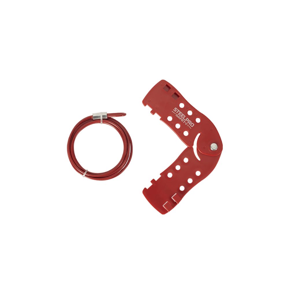 BLOQUEO MÚLTIPLE CON CABLE ACERO INOX RECUBIERTO DE 5MM X 2M | SAVI SAFETY