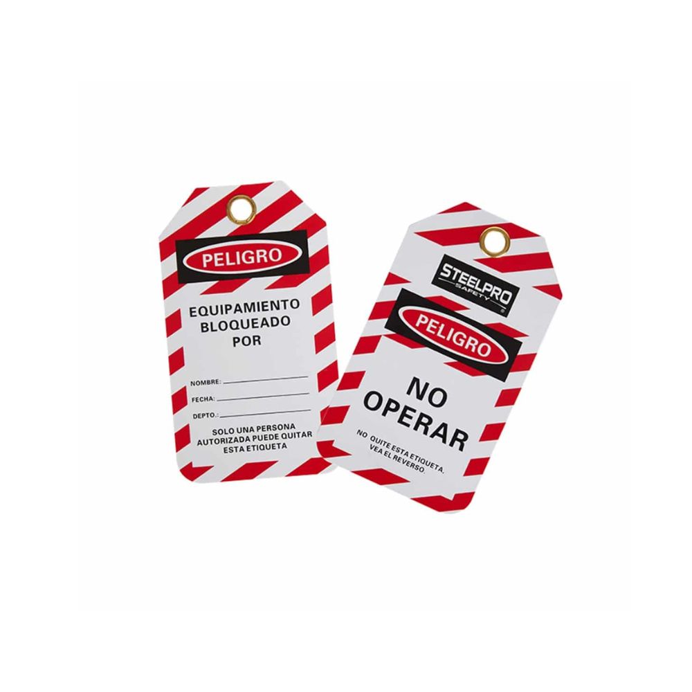 BLOQUEO TARJETA DE NO OPERAR LOCK OUT (BOLSITA X 10) | SAVI SAFETY