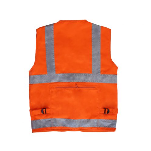 Chaleco de Seguridad Drill Tecnología Fortec 100% Poliester con Cinta 3M 2" - Imagen 2
