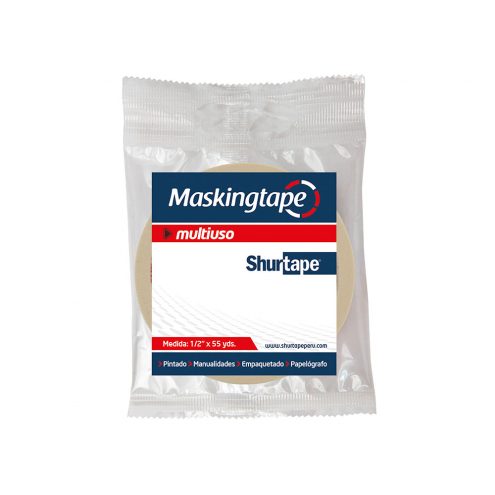 Cinta Masking Tape Shurtape Multiuso (Embolsado)