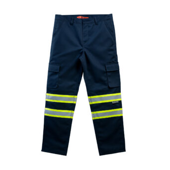 pantalon cargo modelo ares azul marino drill 100% poliester tecnologÍa fortec con cinta tr550 2" combinada 2 vueltas
