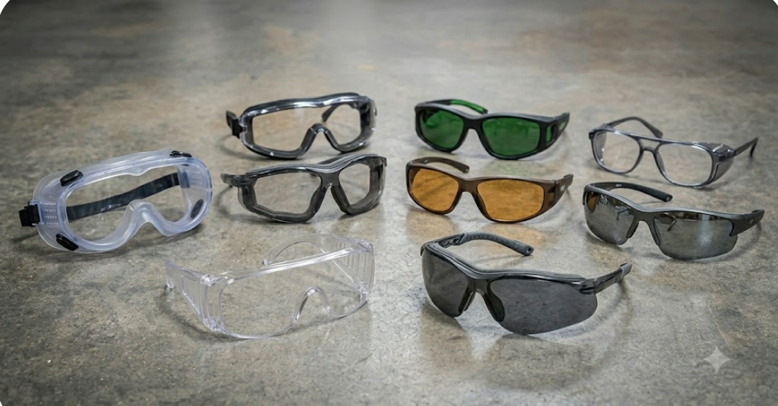 tipos de lentes de seguridad