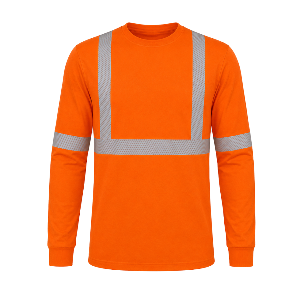 Polo Midas Jersey 100% Algodón Color Naranja Con Cinta TR400 Transfer